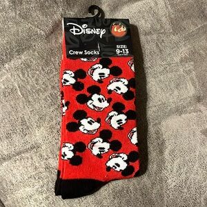 COPY - New in Package 3/$10.00 Mickey Mouse Crew Socks